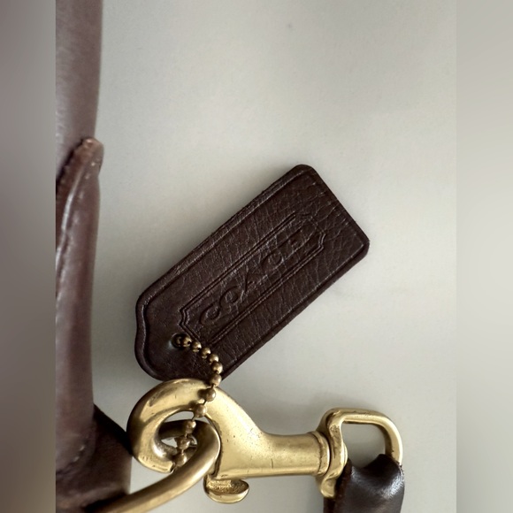 Coach vintage shoulder bag in mahogany 9870 - Picture 4 of 14